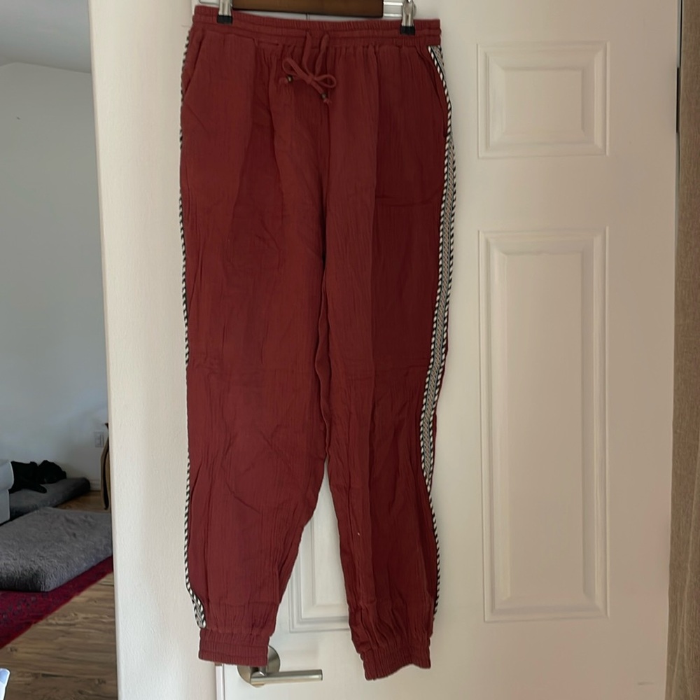 SOLITAIRE women’s cuffed cotton pants